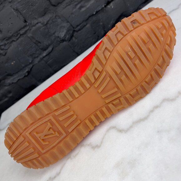 Louis Vuitton X Supreme Run Away Sneakers Red Leather 8 LV or 9 US or 42 EUR - Picture 14 of 16